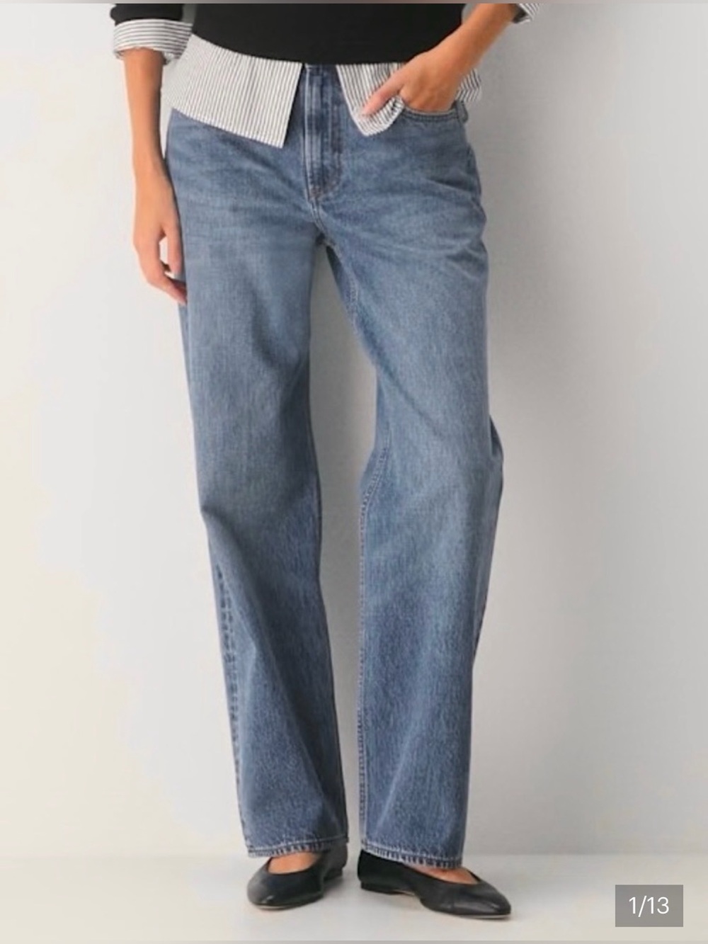 Denim Forum The 90’s Iggy Low Rise Baggy Size 26 EUC Worn Twice Aritzia